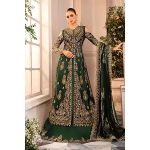 3 Piece Unstitched Embroidered Organza Suit | BD-2904